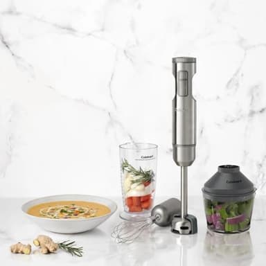 Cuisinart HB-900PC Immersion Hand Blender with Variable Speed, Chef’s Whisk, Chopper & Storage Bag – 300W Power (Renewed) - Image 2