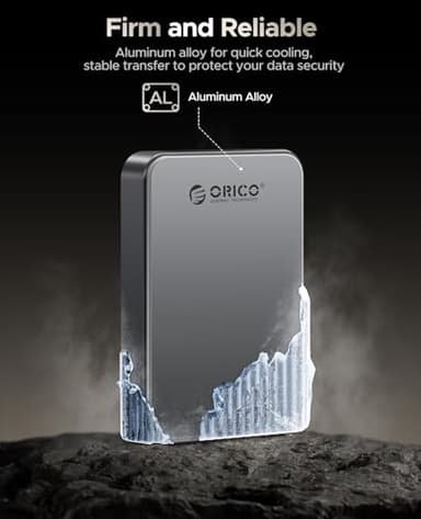 ORICO 2TB Magnetic Portable SSD, Metal Body, 4K 120 fps ProRes HDR Record and Store, Up to 460MB/s, USB C&A 2 in 1 Cable, External SSD Compatible with iPhone 16 Pro Max, Tablet, Computer - K5PLUS - Image 6