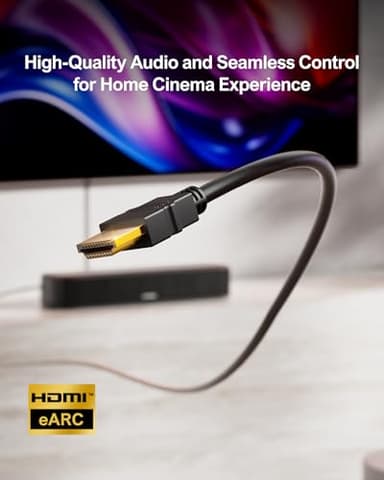 ULTIMEA 5.1ch Sound Bar with Dolby Atmos, Surround Sound System for TV, App Control, Home Theater Sound System, TV Soundbar with Subwoofer, 2 Surround Speakers, HDMI eARC/Opt/AUX/BT, Aura A50 Pro - Image 5