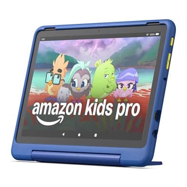 Amazon Fire HD 10 Kids Pro tablet (newest model) ages 6-12. Bright 10.1" HD screen, includes ad-free content, robust parental controls, 13-hr battery and slim case for older kids, 32 GB, Nebula - Image 1