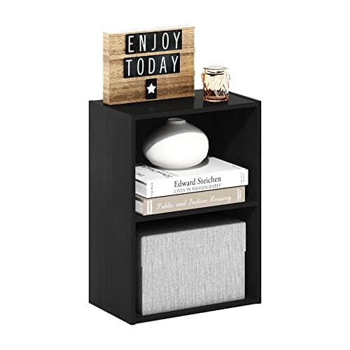 Furinno Luder Bookcase / Book / Storage, Blackwood 2-Tier - Image 1