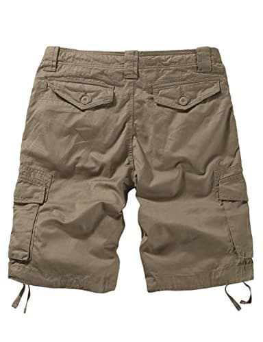Match Men's Twill Comfort Cargo Short Without Belt #S3612 (Label Size 3XL/38 (US 36), Light Khaki) - Image 2