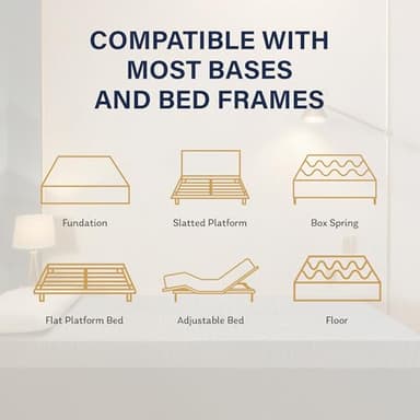 EGOHOME 12 Inch King Size Mattress, Copper Gel Cooling Memory Foam for Back Pain Relief, Therapeutic Bed in a Box, Foam Made in USA, CertiPUR-US Certified, 76x80x12 Black - Image 7