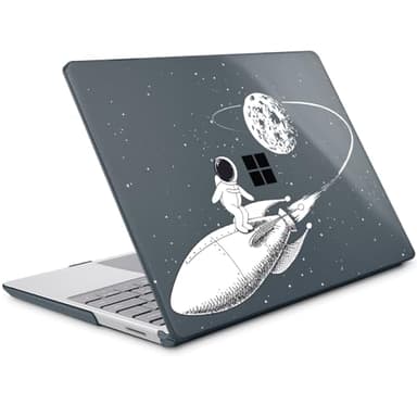 Mektron Case for 13.5" Microsoft Surface Laptop 5/4/3 with Metal Palm Rest Model 1951/1868, 2019/2021/2022 Release Plastic Hard Shell Cover with Screen Protector, Astronaut - Image 7