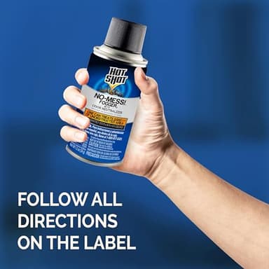 Hot Shot No-Mess! Fogger With Odor Neutralizer 3 Count-1.2 Ounce Cans, Kills Hidden Bugs, No Need To Turn Off Pilot Lights, 6 Pack - Image 6