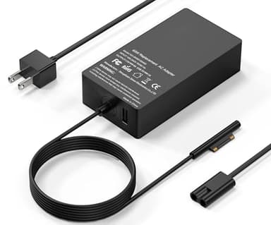 COWOOGMZ Surface Pro Charger-65W Surface Charger Compatible with Microsoft Surface Pro 9,8,7+,7,6,5,4,3,X,10,Surface Book 3,2,1,Surface Go 3,2,Surface Laptop Studio,Support 44W,36W,24W Surface Charger - Image 1