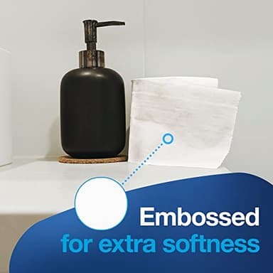 Tork Septic Safe Toilet Paper, White, 2-Ply 100% Recycled, Eco-Friendly, T24 Compatible 96 Rolls x 500 Sheets (TM1616S) - Image 5