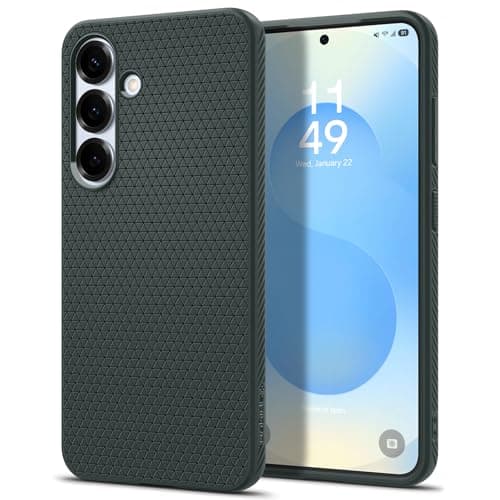 Spigen Liquid Air Designed for Galaxy S25 Case (2025) [No Magnet Ring], [Military-Grade Protection] - Abyss Green - Image 1