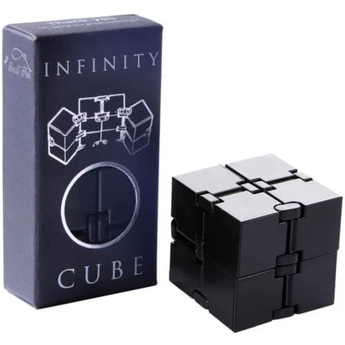 Infinity Cube Sensory Fidget Toy, EDC Fidgeting Game for Kids and Adults, Cool Mini Gadget Best for Stress and Anxiety Relief and Kill Time, Unique Idea That is Light on The Fingers and Hands - Image 1