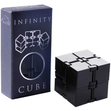 Infinity Cube Sensory Fidget Toy, EDC Fidgeting Game for Kids and Adults, Cool Mini Gadget Best for Stress and Anxiety Relief and Kill Time, Unique Idea That is Light on The Fingers and Hands - Image 1