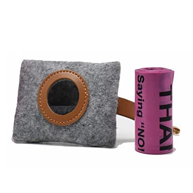 Dog Poop Bag Dispenser with One Free Roll of Biodegradable Compostable Dog Poop Bags - Eco-friendly, Waterproof, & Durable - Bag Doggie Waste Conveniently and Discretely, On the Go - Image 1