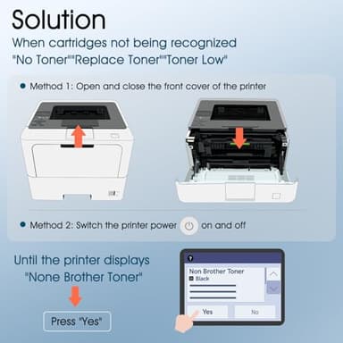 HL-L6210DW TN920 TN920XL Toner Cartridge Compatible for Brother TN920XL TN920 TN920XXL Toner for Brother Printer HL-L6210DWT HL-L5210DW HL-L5210DN HL-L5210DWT Printer Black High Yield 2 Pack - Image 6
