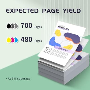 ZIPRINT 67XL Ink Cartridges Black Color Combo Pack Remanufactured for Hp Printer Ink Hp 67 for DeskJet 2700 2700e 2755 2755e 4155e 4100 for Envy 6000 6055e 6400 6455e Printer - Image 3