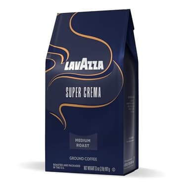 Lavazza Super Crema Ground Coffee, Medium Roast, Arabica and Robusta Blend, 32 oz Bag (Pack of 1) - Image 2