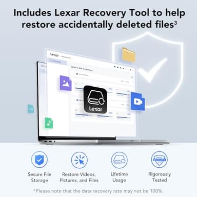 Lexar 2TB ES3 External SSD, Up to 1050MB/s Read, Storage Expansion, Compatible w/USB-C Smartphones, iPhone 15/16, PC, Mac, Tablets, Sleek & Sturdy Design, Silver (LES3XXX002T-RNSAU) - Image 7