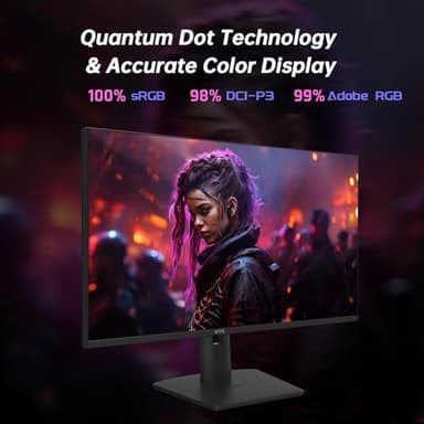 KTC 32 Inch 4K Mini LED Monitor, Fast IPS, HDR1000 144Hz 1ms MPRT Gaming Monitor,Type-C 45W, HDMI/DP/USB,RGB Light, Swivel/Height/Pivot/Tilt Adjust, VESA, Computer Monitor for Gaming & Designer - Image 4