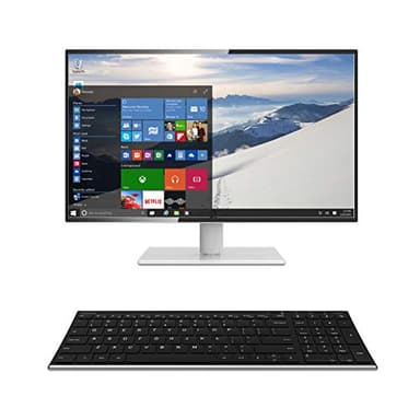 Arteck USB Wireless Keyboard Stainless Steel Ultra Slim Keyboard with Numeric Keypad for Computer/PC/Laptop and Windows 11/10/8 Rechargeable Battery - Image 7