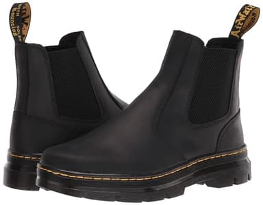 Dr. Martens Unisex Embury Chelsea Boot, Black Wyoming, 8 Women/7 Men - Image 5