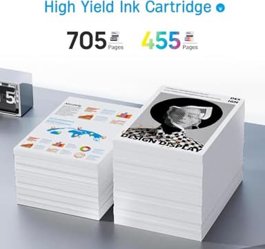 67XL Ink Cartridges Black/Color Combo Pack Compatible for HP Ink 67 67XL Work for DeskJet 2827e 2700 2700e 2755 2755e 2855e 4100 4155e 4133e 4255e Envy 6000 6455e 6020e 6400 6475e 6075 6055e 2 Pack - Image 4