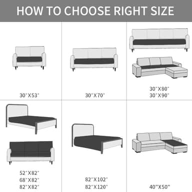 Ameritex Waterproof Dog Bed Cover Pet Blanket with Anti-Slip Back for Furniture Bed Couch Sofa - Image 2