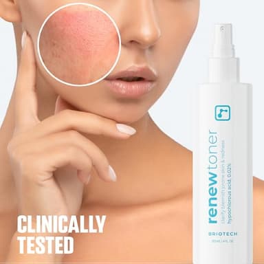 BRIOTECH Renew Toner, Hypochlorous Acid Spray, Minimize Appearance of Blemishes, Soothing Facial Mist for Sensitive Skin, Calm Redness & Bumps, Vegan, 4 fl oz (2 Pack) - Image 6