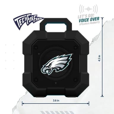 SOAR NFL Shockbox LED Wireless Bluetooth Speaker, Dallas Cowboys - Image 3