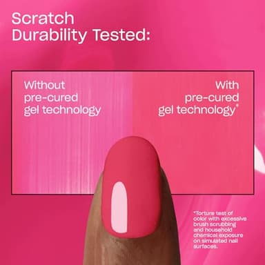 OPI Infinite Shine Strawberry Margarita | Opaque Bright Pink Crème Long Wear Gel Like Nail Polish | Vegan, Long Lasting, Streak Free - Image 6