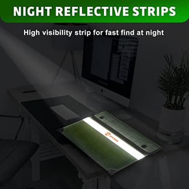 Upgraded 5200°F Fireproof Document Bag - Heat Insulated, Fireproof Safe Pouch with Zipper, 8 Layers of Functional Materials, Fireproof Money Bag for Cash/Documents/Valuables, Water Resistant Fire Bag - Image 5