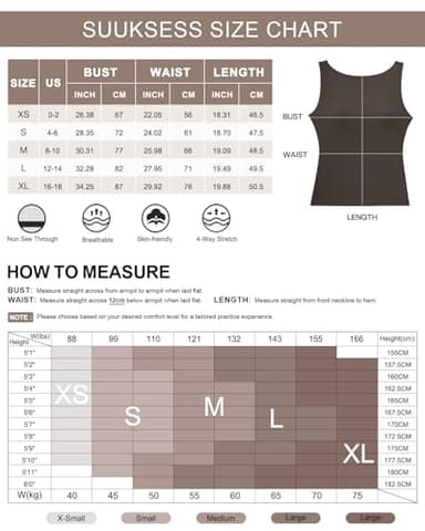 SUUKSESS Women Built in Bra Open Back Boat Neck Tank Tops Double Lined Backless Y2K Going Out Top Basic Shirt (Black,L) - Image 6