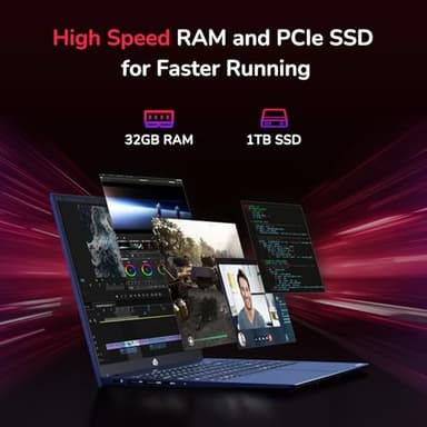 NIMO 15.6" IPS FHD-Gaming-Laptop, 8 Cores AMD Ryzen 7 6800H 32GB DDR5 RAM 1TB SSD (Beat Intel i7-12700H, Up to 4.7GHz) AMD Radeon 680M GPU-Computer with 100W Type-C Backlit Keyboard - Image 7