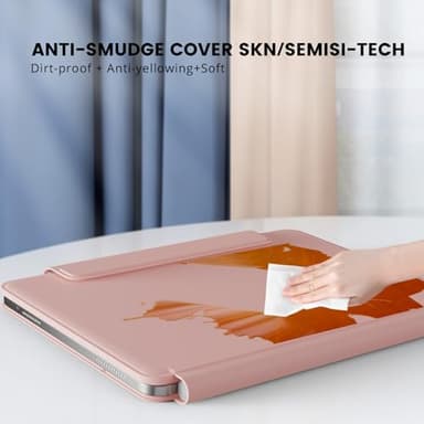 RAYMCRAFT for iPad 11th(A16, 2025)/10th Generation Case with Keyboard, Magic Keyboard 2022, Springy Backlit Keys, Stain-Resistant Surface, Multi-Touch Trackpad,Pink - Image 3