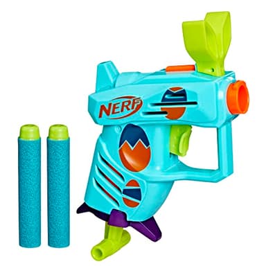 Nerf Elite 2.0 Easter Egg Hunt Blaster, 2 Nerf Elite Darts, Pull to Prime, Spring Toy Foam Blaster for 8 Year Old Boys & Girls - Image 1
