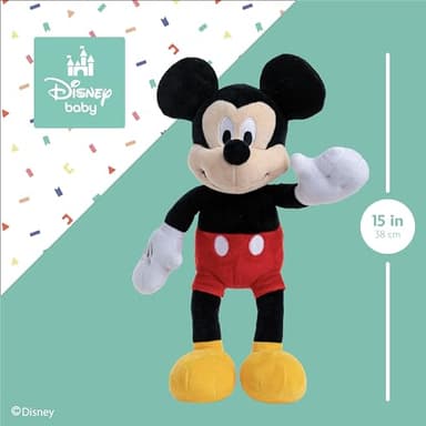 Disney Baby Mickey Mouse Stuffed Animal Plush Toy, 15 Inches - Image 6