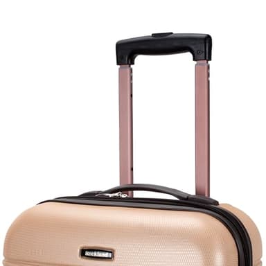 Rockland Melbourne Hardside Expandable Spinner Wheel Luggage, Champagne, Carry-On 20-Inch - Image 9