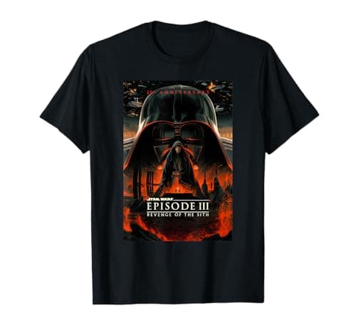 Star Wars 20th Anniversary Episode III Epic Chest Poster T-Shirt