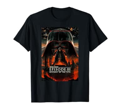 Star Wars 20th Anniversary Episode III Epic Chest Poster T-Shirt