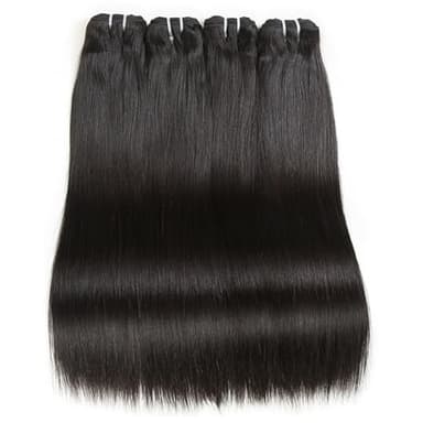 Liang Dian 14 Inch Straight Human Hair 4 Bundles Natural Color 12A Brazilian Virgin Hair 100% Unprocessed Straight Human Hair Bundles(14" 14" 14" 14") - Image 6