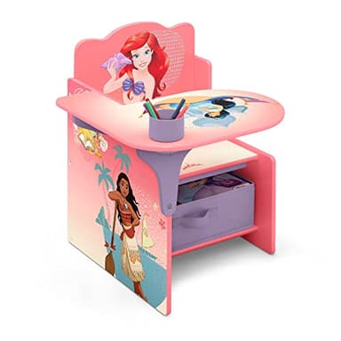 Delta Children Chair Desk with Storage Bin, Disney Princess - Image 4