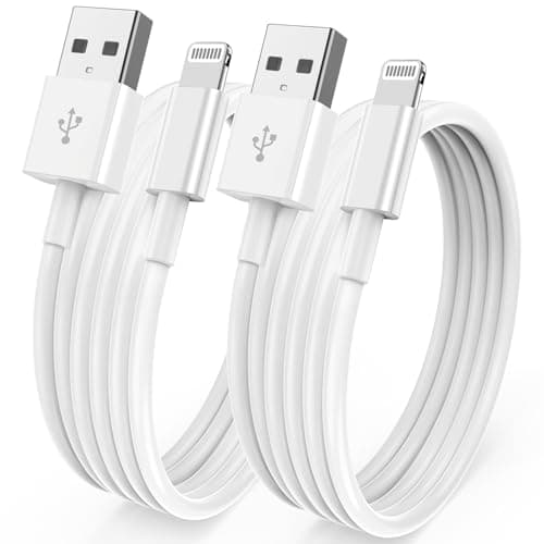 [ Apple MFi Certified ] iPhone Charger 6ft, Long Lightning to USB Cable 6 Feet, Fast Apple Charging Cable Cord 6 Foot for iPhone 14 Pro Max/13 Pro Max/12 Mini/11 Pro/11/XS/XR/8/7/6s/iPad,Air - Image 1
