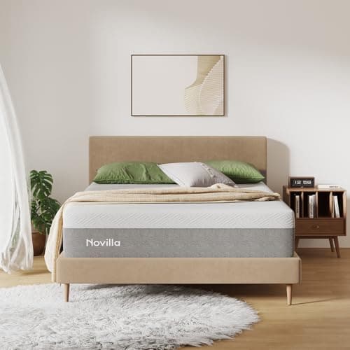 Novilla Full Size Mattress, 10 inch Full Gel Memory Foam Mattress for Cool Night & Pressure Relief, Medium Firm in a Box, Bliss - Image 1