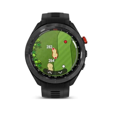 Garmin Approach® S70-47 mm Black Ceramic Bezel with Black Silicone Band (Refurbished) - Image 4