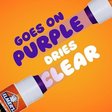 Elmer’s Disappearing Purple School Glue Sticks, Washable, 7g, 30 Count - Bulk Pack for Classrooms, 1 Teacher Brand - Image 7