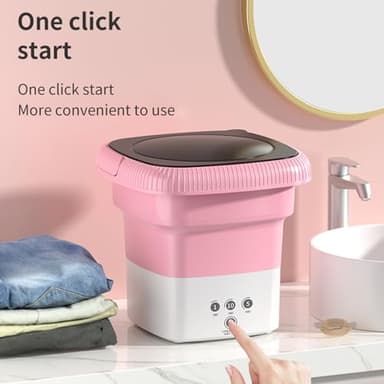 Portable small washing machine,13L Capacity Foldable Mini Washer - Image 6