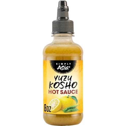 Simply Asia Hot Sauce, Yuzu Kosho, Bright, Zesty, Citrus Heat for Rice, Sushi, Sashimi, Grilled Meat, and More, 8 fl oz - Image 1