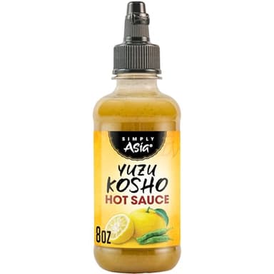 Simply Asia Hot Sauce, Yuzu Kosho, Bright, Zesty, Citrus Heat for Rice, Sushi, Sashimi, Grilled Meat, and More, 8 fl oz - Image 1