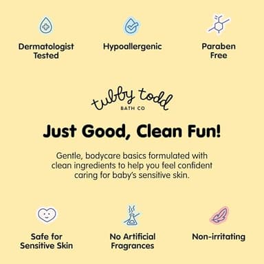 TUBBY TODD All Over Ointment Baby Eczema Cream, Everyday Multi-Purpose Baby Skin Relief Cream, Sensitive and Dry Skin, Rash & Irritation - Steroid & Gluten Free, Fragrance-Free, 8 oz, 2 Pack - Image 8