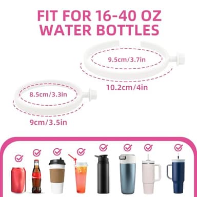 2 Pcs Cup Holder for Bogg Bag, 30oz and 40oz Water Bottle Accessories, Compatible with Bogg Bags and Simply Southern Totes - Image 2