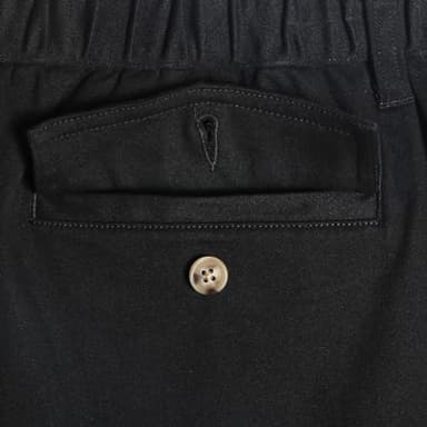 maamgic Men's Classic-fit 5.5" Cotton Casual Shorts Elastic Waistband with Multi-Pocket Daily Wear Walking Summer Outfit Black 38 - Image 6