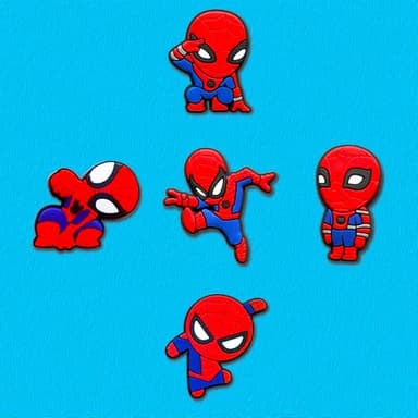 20Pcs Shoe Charms for Croc Sandals Decoration for Teen Adults Party (Red) - Image 5