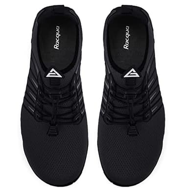 Racqua Pool Shoes Quick Dry Barefoot Water Aqua Sport Beach Swim Surf Diving for Men Women Black 9 Women/8 Men - Image 3